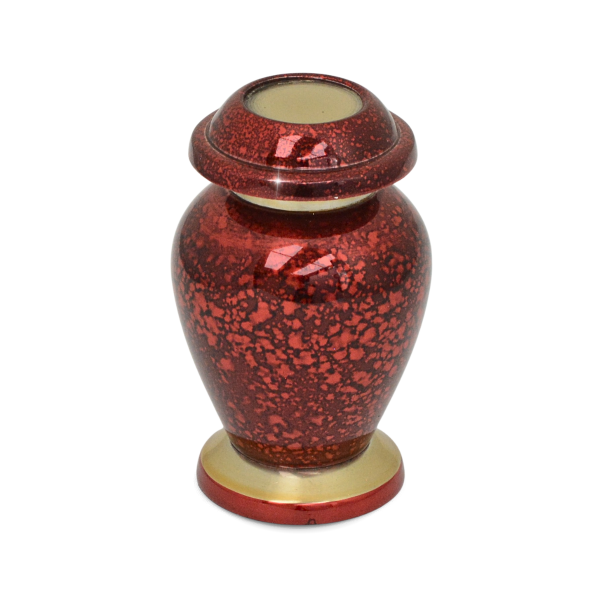 Modern Red Brass Keepsake
